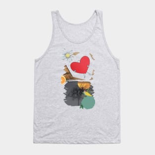 Love sunset sparrow tree Tank Top